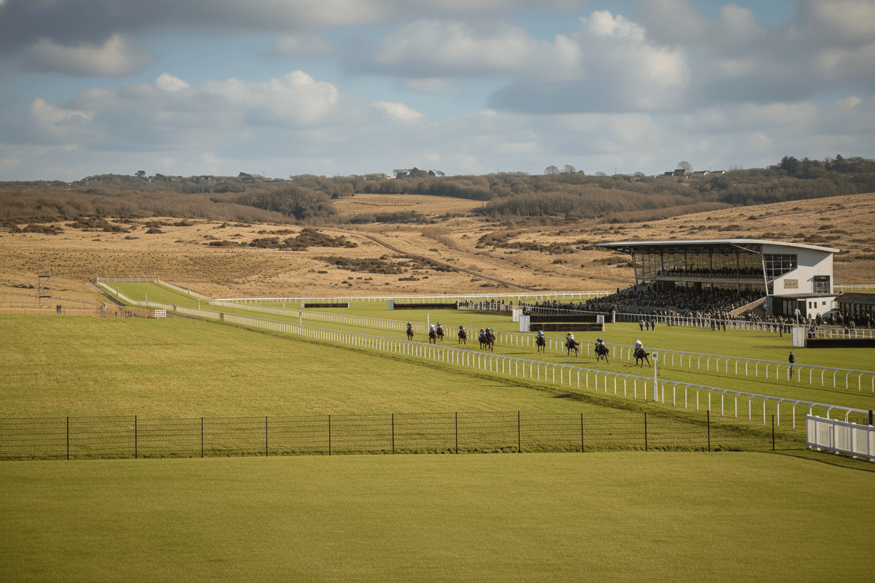 Ffos Las Evening Card: Mares Take Centre Stage in Welsh Valleys