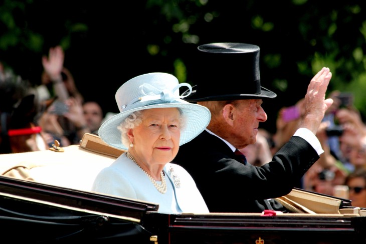 The racing colours of Queen Elizabeth II